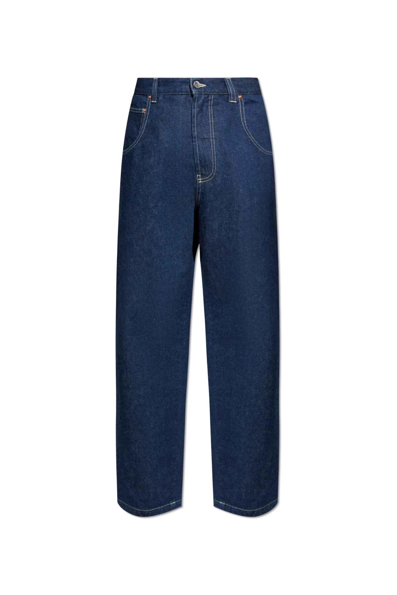 Navy blue Jeans with stitching VETEMENTS - Vitkac GB